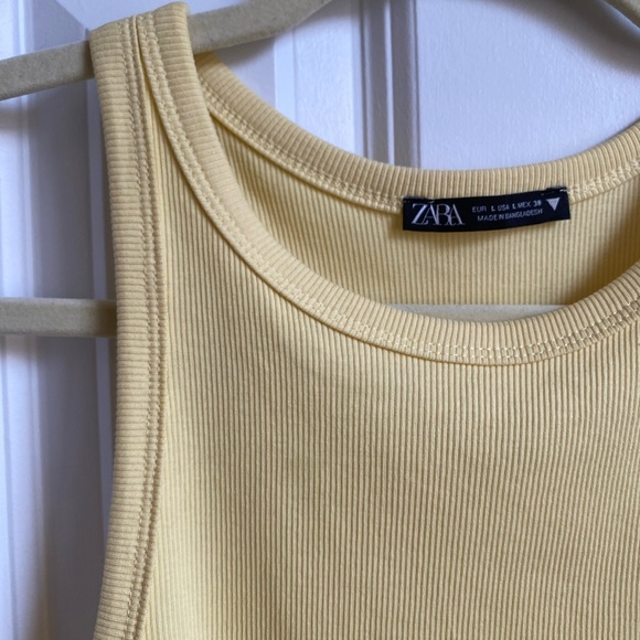 Zara Ribbed High Neck Tank - Picture 4 of 6